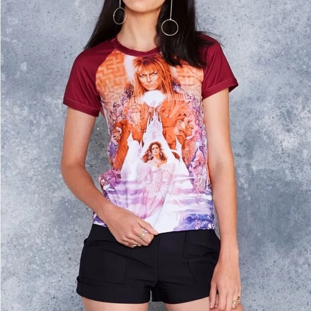 Size small blackmilk labyrinth Ringer tee